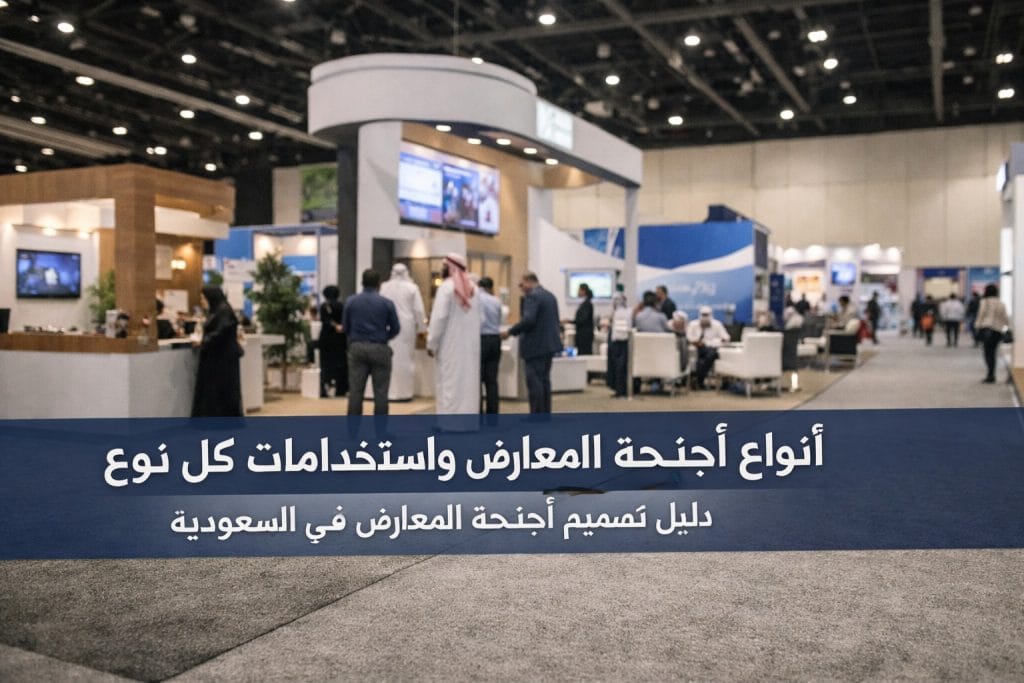 أنواع أجنحة المعارض