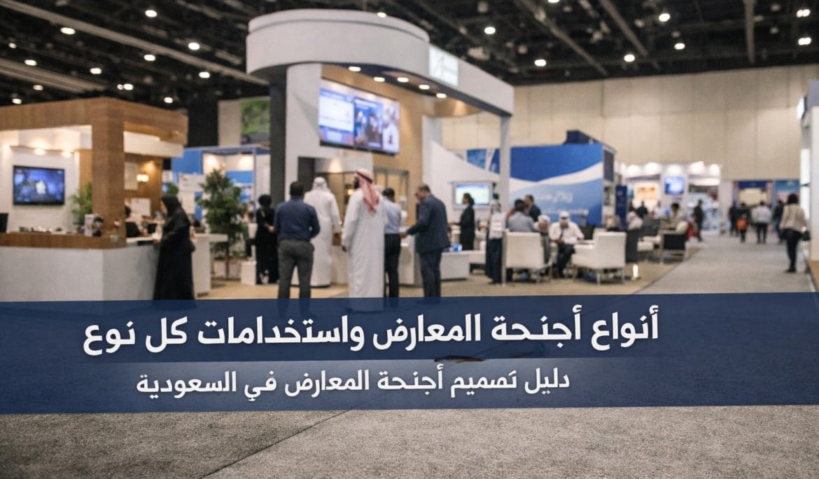 أنواع أجنحة المعارض