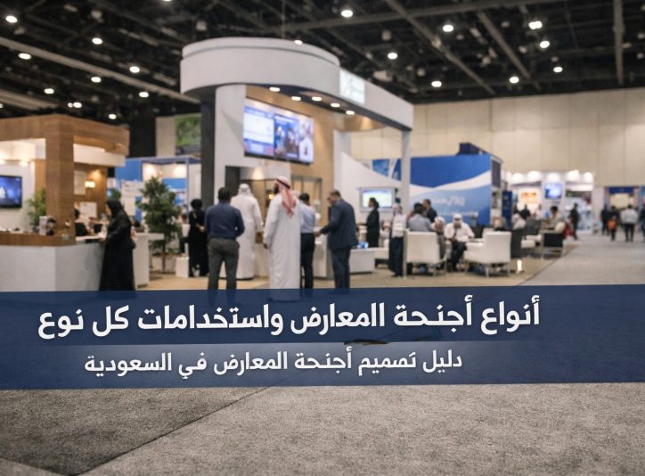 أنواع أجنحة المعارض