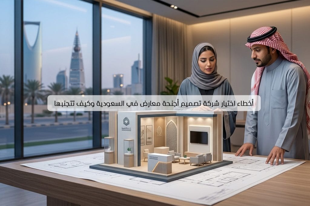 أخطاء اختيار شركة تصميم أجنحة معارض في السعودية وكيف تتجنبها