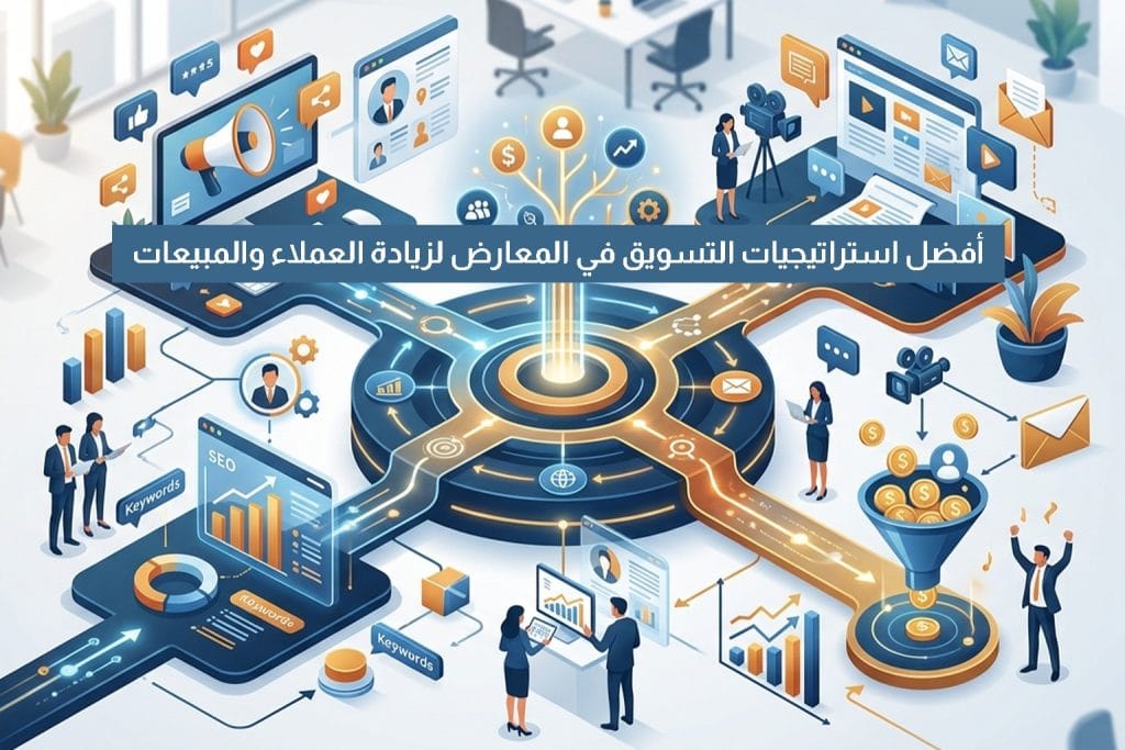 أفضل استراتيجيات التسويق في المعارض لزيادة العملاء والمبيعات