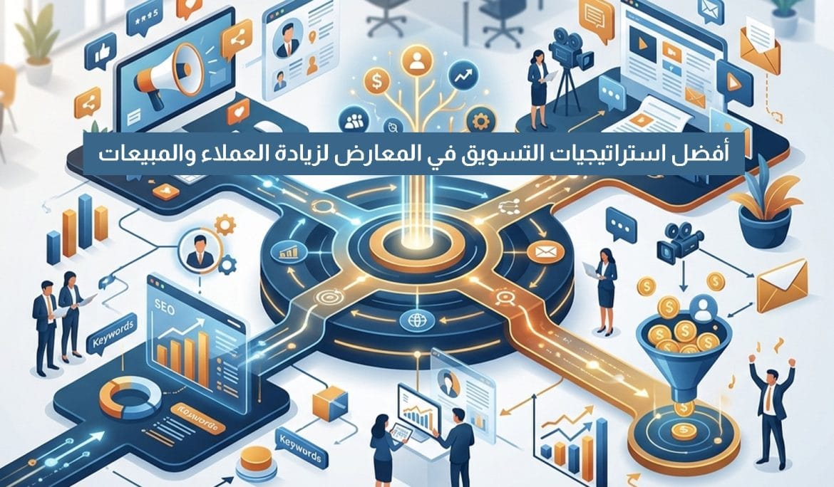 أفضل استراتيجيات التسويق في المعارض لزيادة العملاء والمبيعات