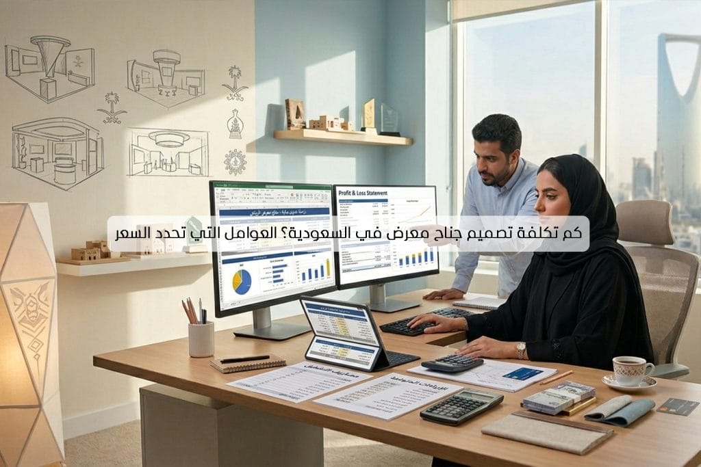 كم تكلفة تصميم جناح معرض في السعودية؟ العوامل التي تحدد السعر