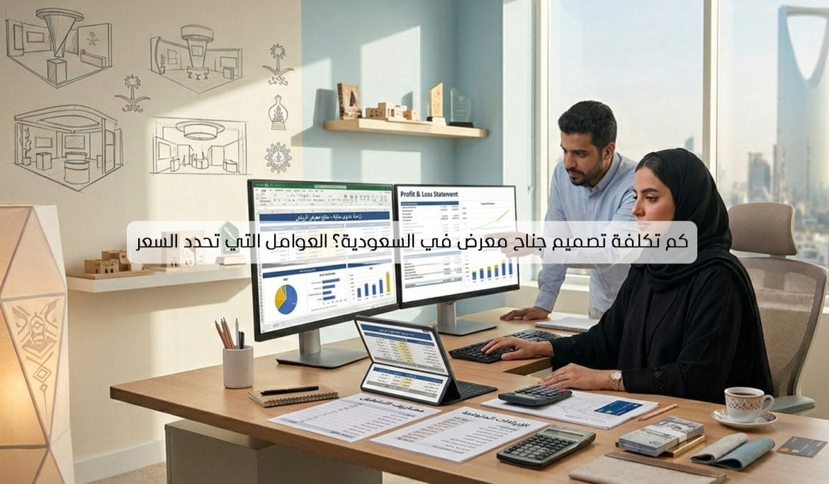 كم تكلفة تصميم جناح معرض في السعودية؟ العوامل التي تحدد السعر