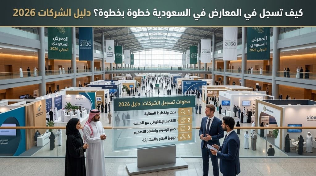 التسجيل في المعارض في السعودية