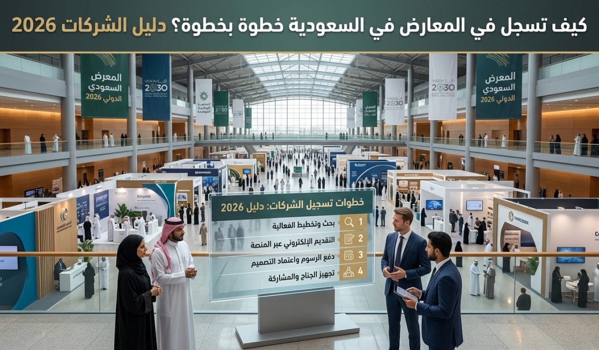 التسجيل في المعارض في السعودية