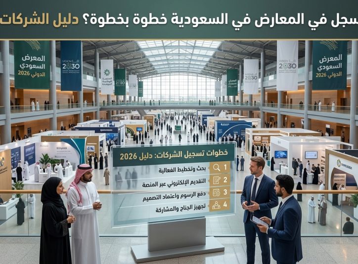 التسجيل في المعارض في السعودية