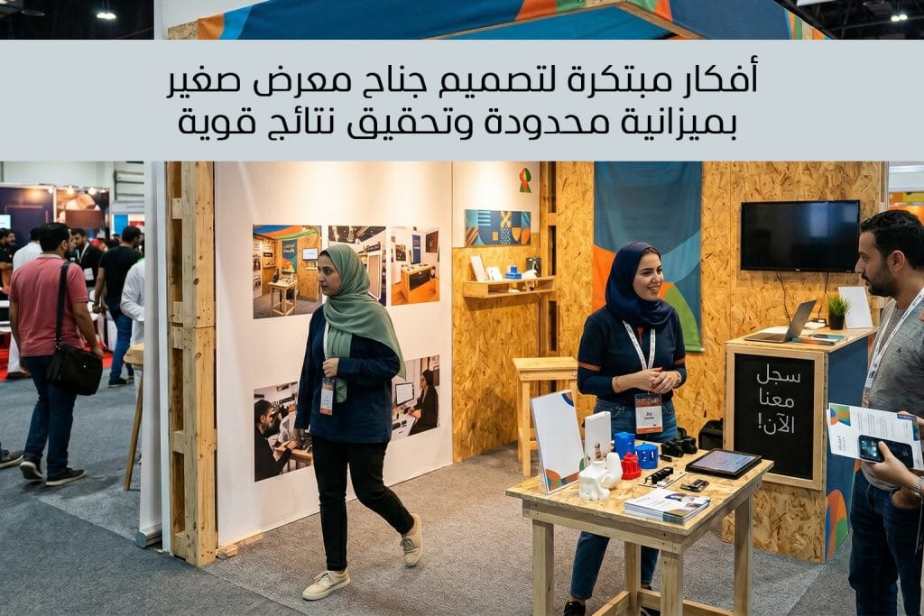 تصميم جناح معرض صغير