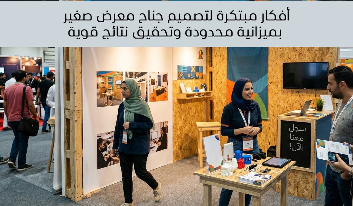 تصميم جناح معرض صغير