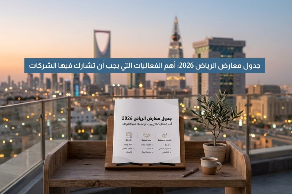 جدول معارض الرياض 2026 أهم الفعاليات التي يجب أن تشارك فيها الشركات