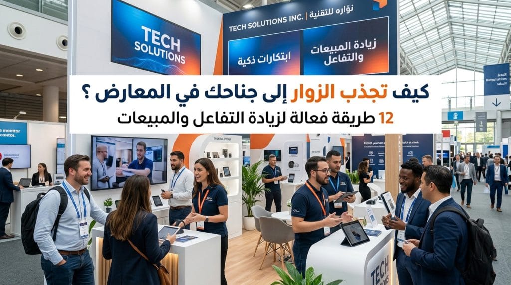 كيف تجذب الزوار إلى جناحك في المعارض