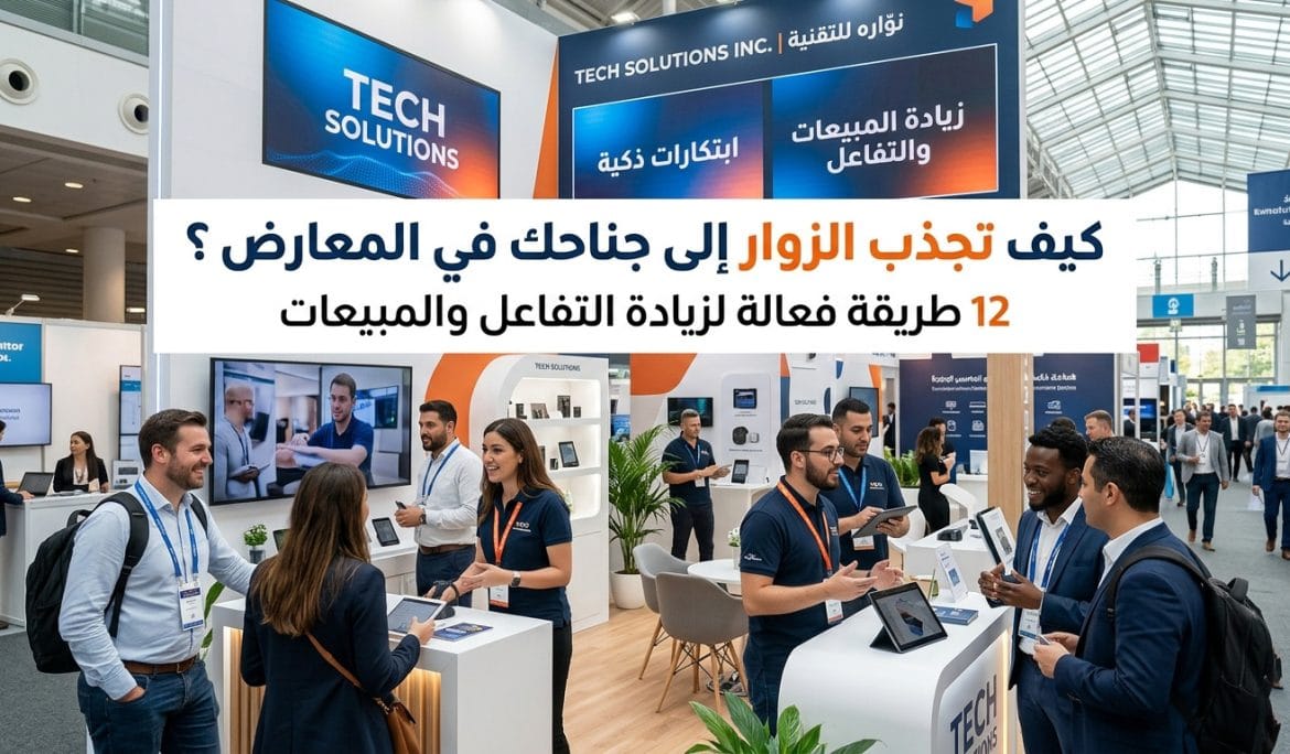 كيف تجذب الزوار إلى جناحك في المعارض