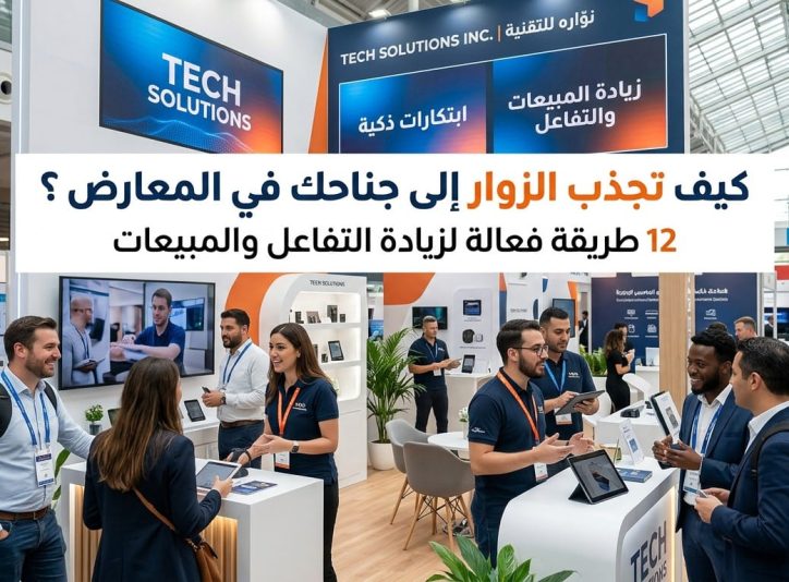 كيف تجذب الزوار إلى جناحك في المعارض