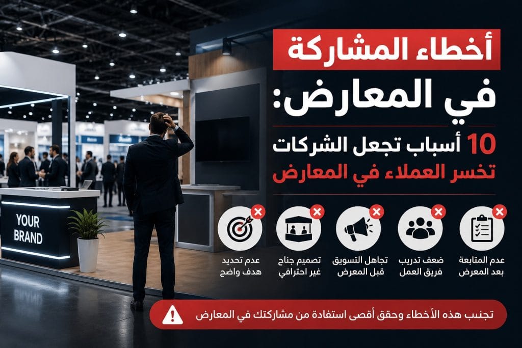 أخطاء المشاركة في المعارض