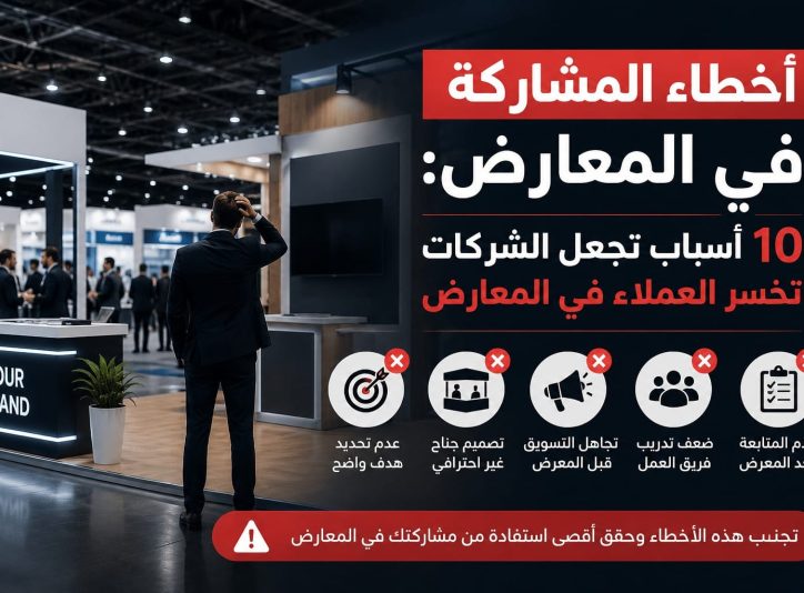 أخطاء المشاركة في المعارض